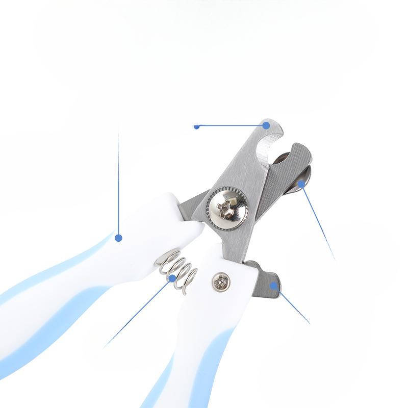 Cat Nail Clippers with Alloy Tips, Rabbit Ears and File for Nail Sharpening, Portable Dog Pet Supplies for Nail Sharpening