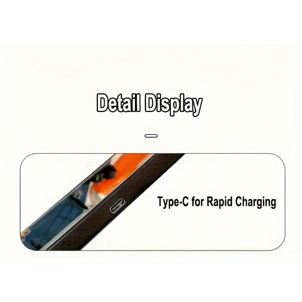 LED Car Vanity Mirror with Touch Sensor - Tri-Color Lighting, Rechargeable Sun Visor Makeup Mirror for Vehicle Interior