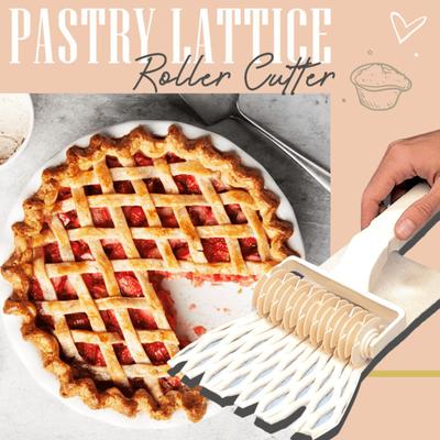 Large Pizza Silk Hob Easy To Clean Lightweight Lattice Roller Cutter with Hanging Hole DIY Kitchen Baking Tool for Pizza Bread Pie Dough Cheese Pasta