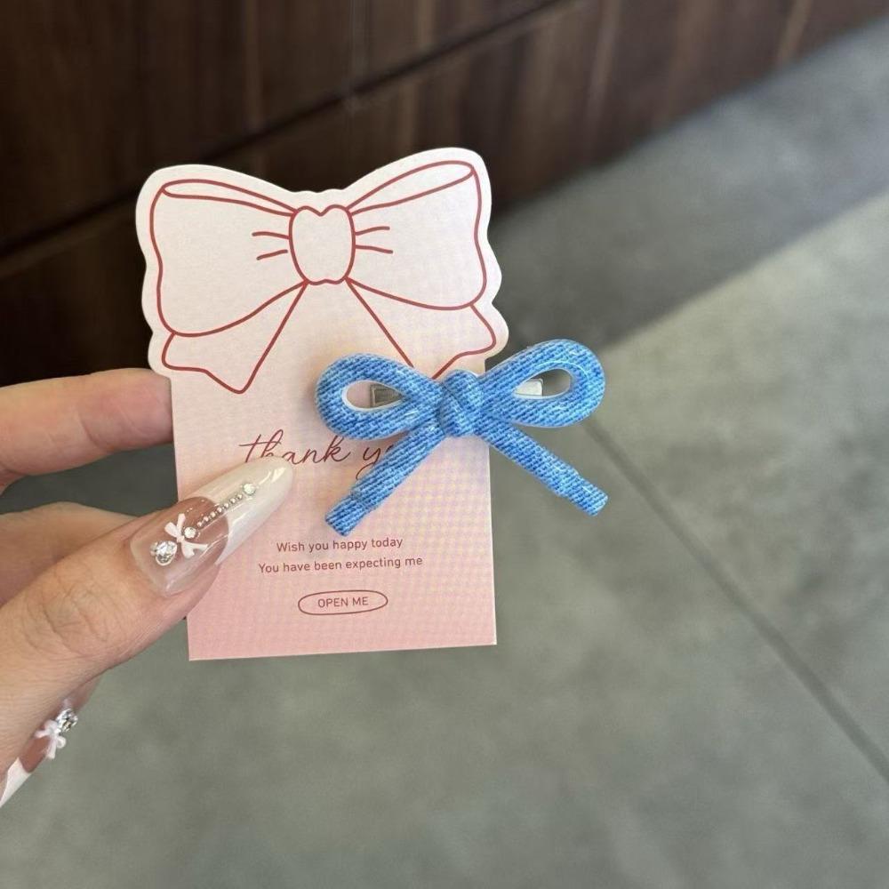 

Bow Hair Clip Elegant Duckbill Clip Simple Hair Side Clips Hair Accessories Style 5