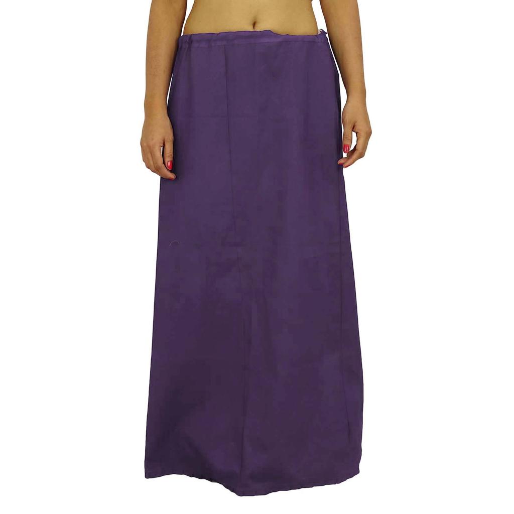 Saree Petticoat Underskirt Cotton Bollywood Indian Lining For Sari