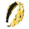 Fashionable Fabric Hair Band with Lovely Fruit Motifs Knotted Hairhoop For Women Girl Various Occasion Photography