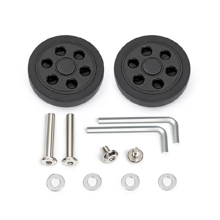 2PCS Plastic Suitcase Replacement Rollers Quiet Wheels Easy Install Assembly Practical Travel Luggage Casters