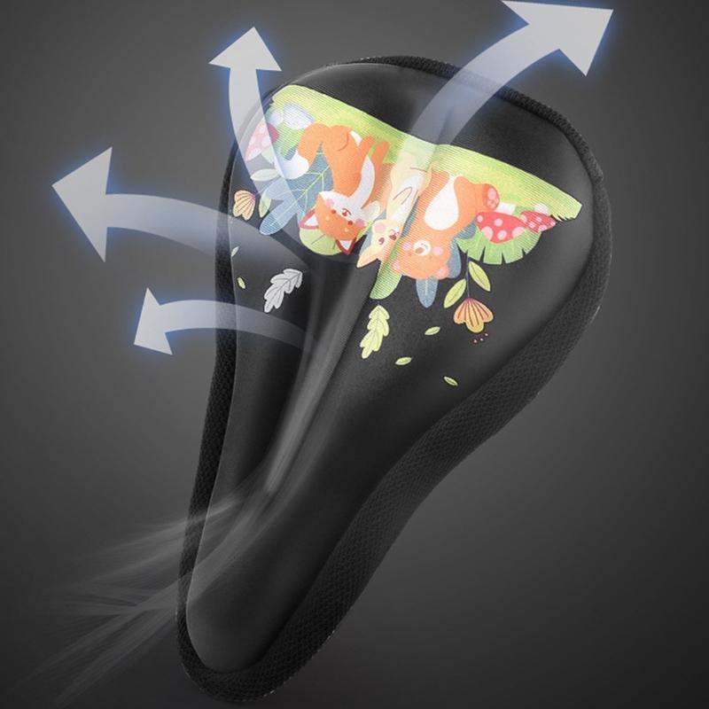 Thickened Bicycles Saddles Pad Kids Bicycles Seats Cushions Cover Bike Seats Protector Thickened Bicycles Saddles Pad