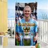 Haaland Customized Name Beach Towel Quick-Dry Soft Microfiber Ideal for Travel Outdoor Swim Pool Yoga Surf Camping Hiking Gym Gift Holiday