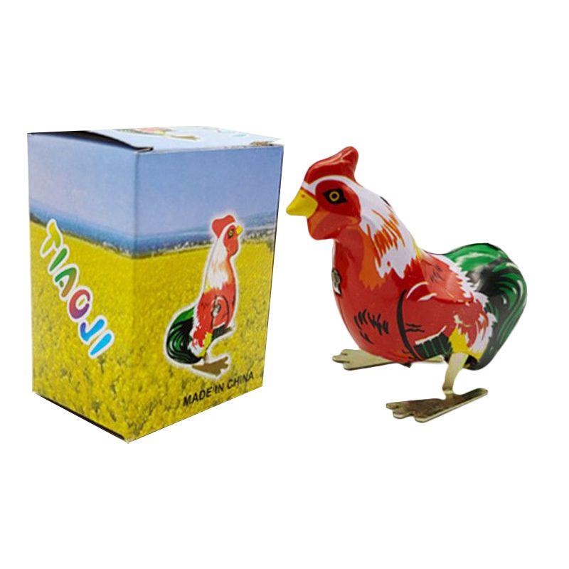 Adorable Children's Plastic Bouncing Clockwork Toy Frog Chick Small Animal For Play