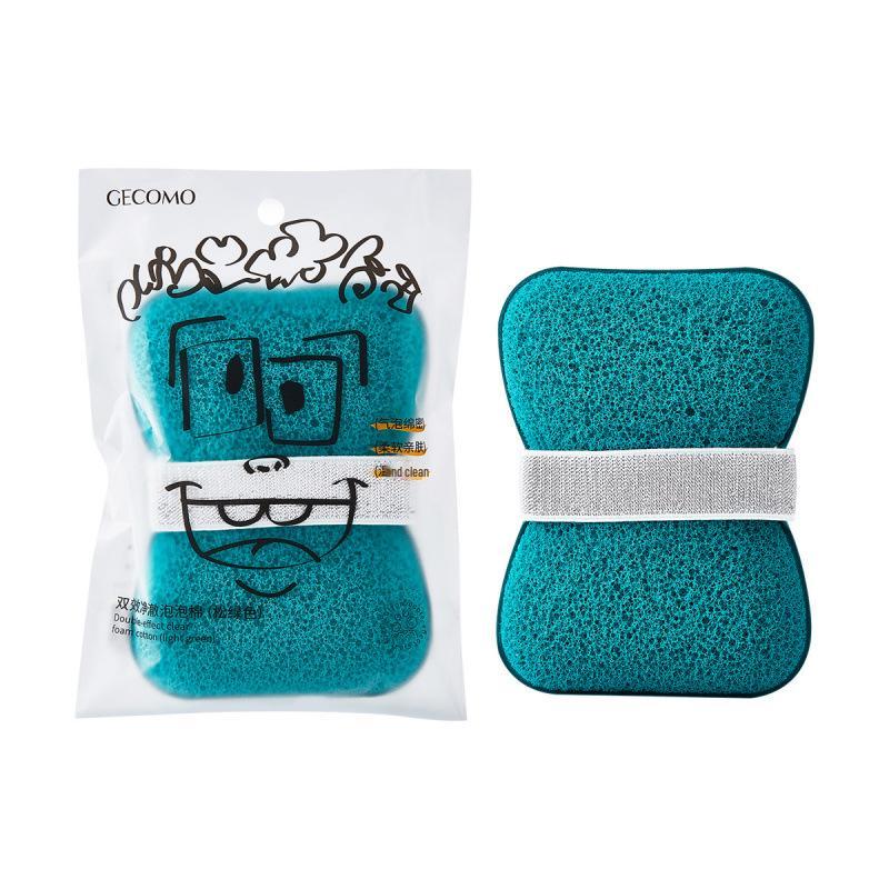 GECOMO Dual-Effect Cleansing Mud Mask & Foaming Face Wash Puff