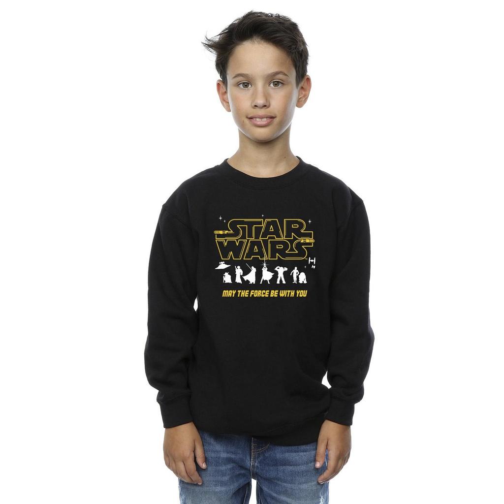 STAR WARS Jungen Silhouettes Force Sweatshirt