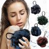 Houbička do koupele Loofahs velká síťovinová exfoliační sprchová kuličková sprchová houba Balení 4 kusů