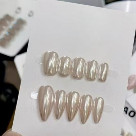 Cat Eye Gradient Whitening Removable Nail Stickers