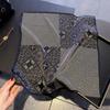 111 Mulberry Silk Square Scarf Women's Spring Retro Cashew Print Scarf Versatile Thin Silk Scarf