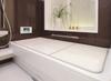 Topre Aluminum Combination Bathtub Lid Sensation L14 73 X 138 Cm (3-piece) White/White