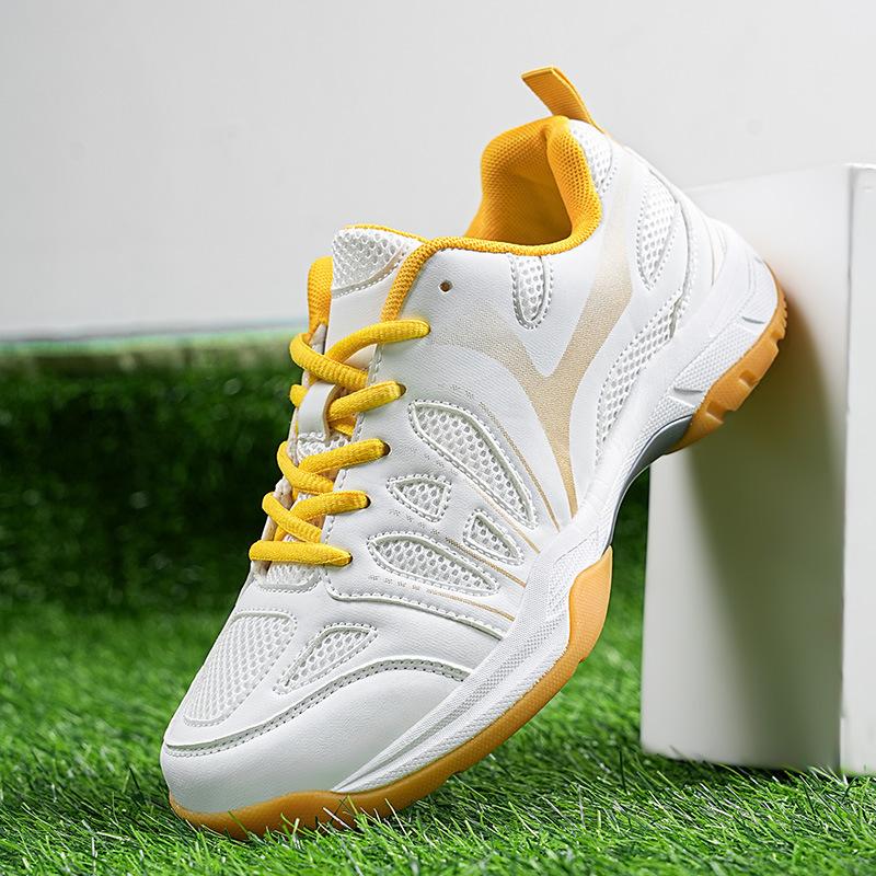 

New badminton shoes men s breathable and non-slip adult youth students indoor and outdoor sports training feather ping shoes 46