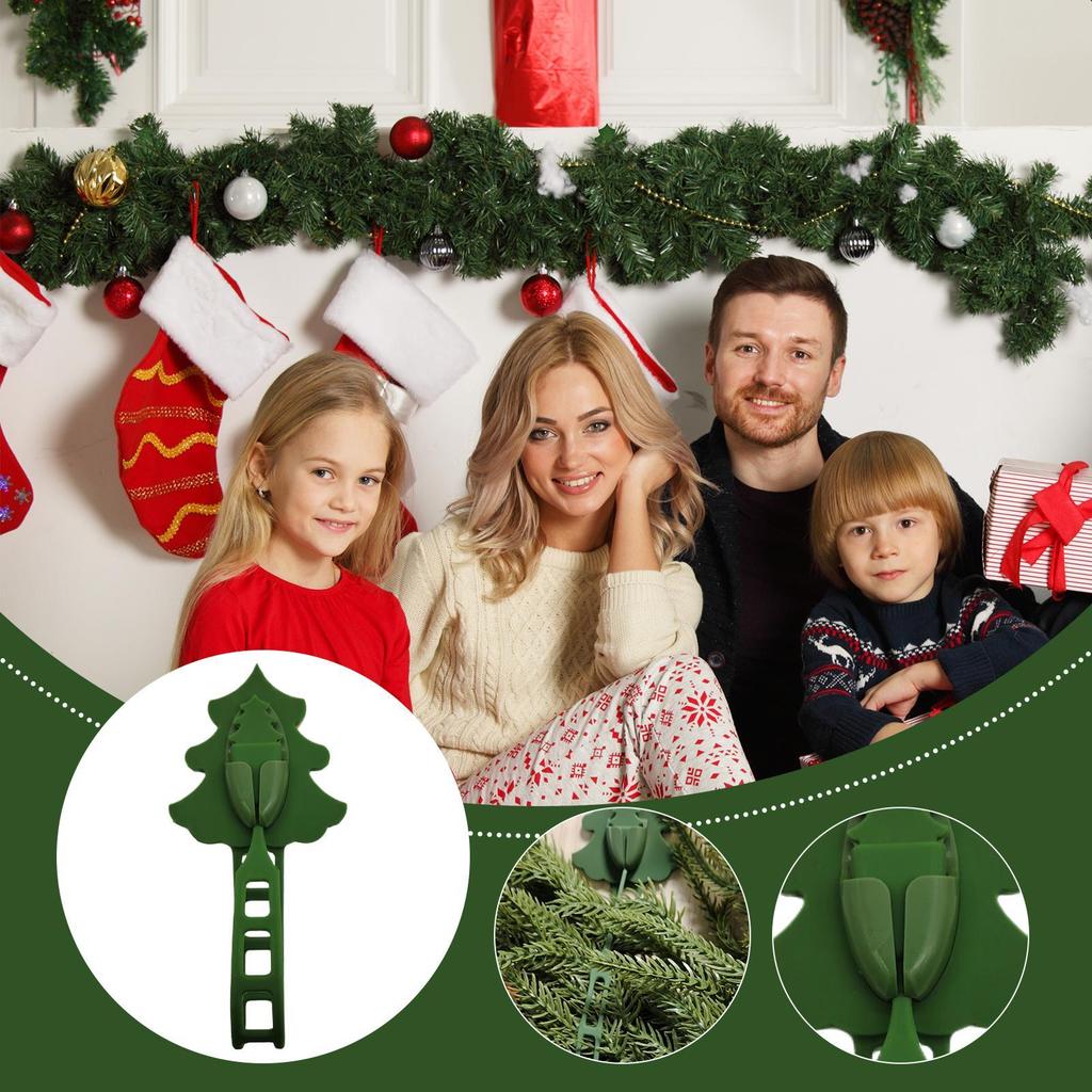 Garland Hangers for Mantle Front Door Frame Silicone Christmas Garland Hooks Wreath Hanger Ties for front doors fireplaces