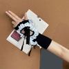 Lolitas Crinkled Hollow Out Gloves Satins Lace Ribbon Adjustable Wrist Sleeves For Women Party Fashion Accessories