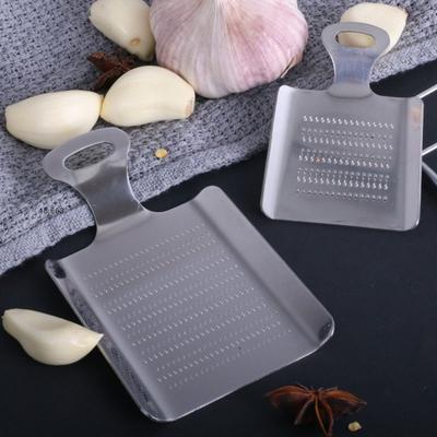 1PCS Creativity Stainless Steel Garlic Grinder Spoon Manual Ginger Grinder For Kitchen Tool
