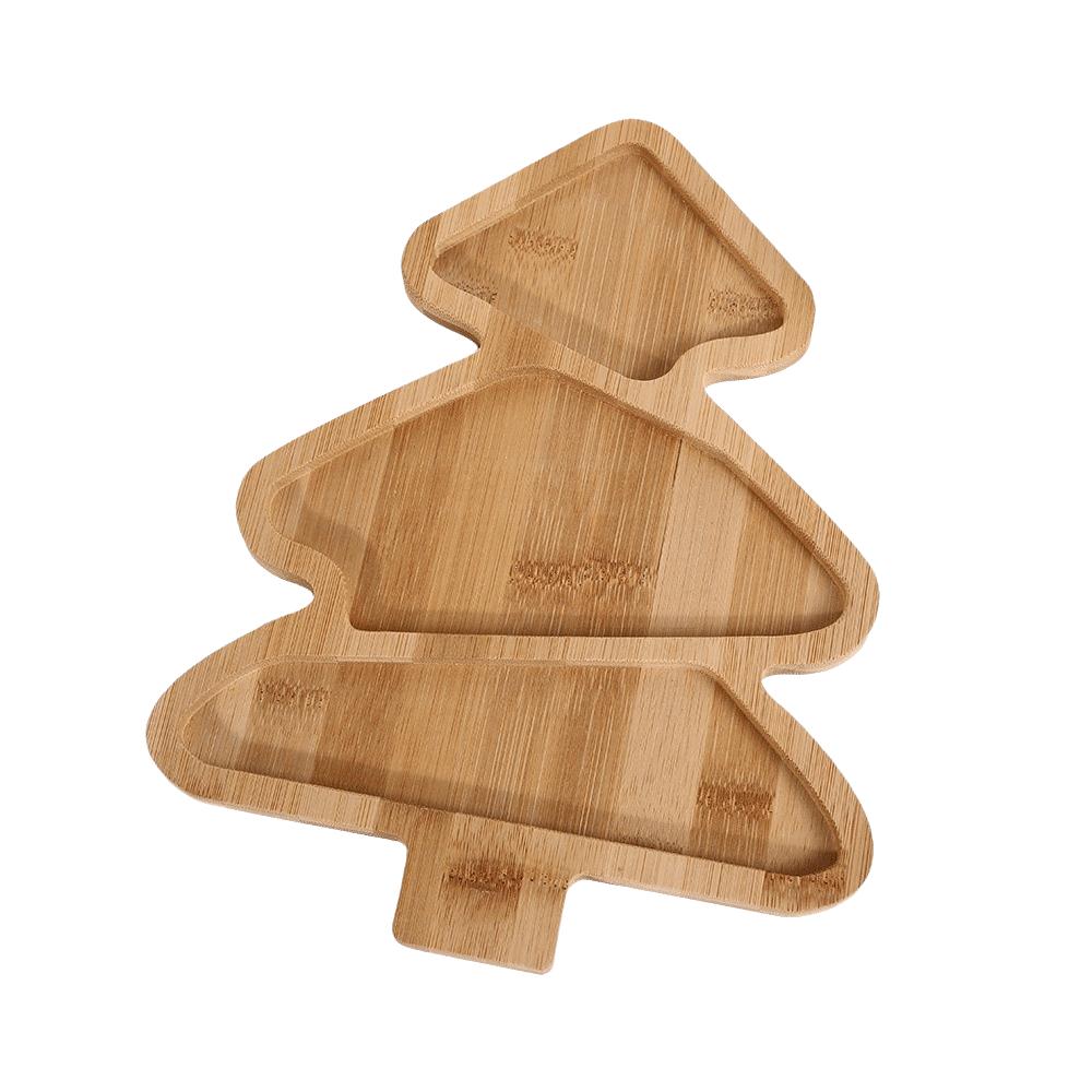 Elegant Wooden Christmas Dish Vintage Christmas Charcuterie Board Home Party