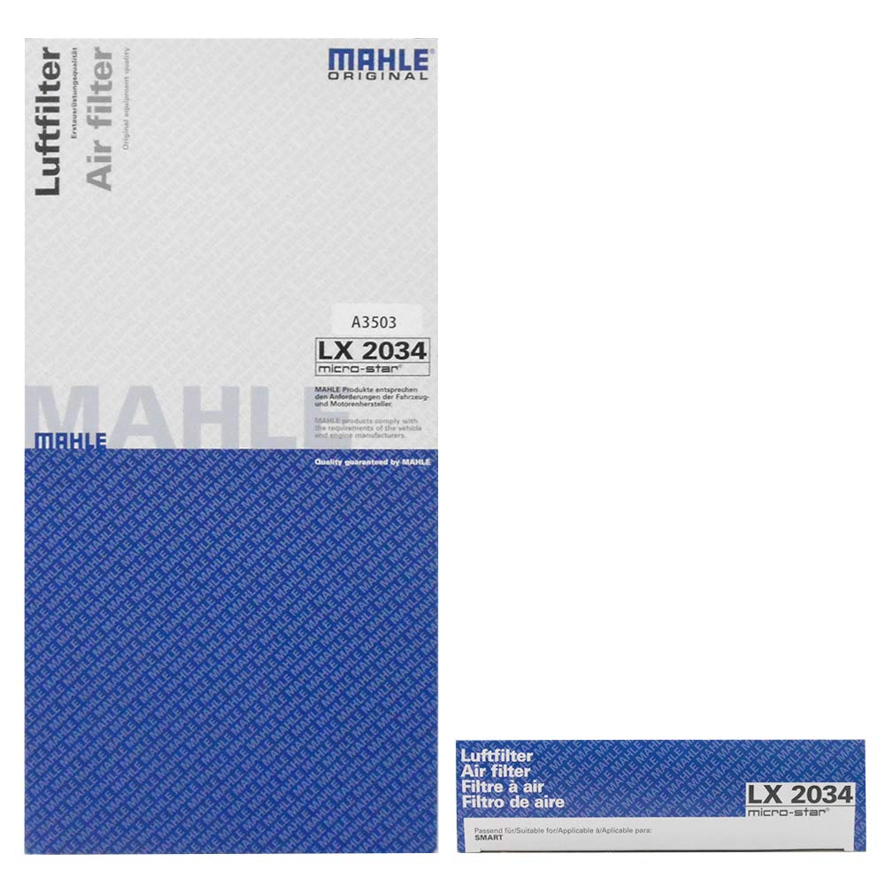 MAHLE Air for Smart ForTwo Coupe and BRABUS Cabrio Turbo Model compatibility must be Made by the OEM filter Cleaner/Filter (C451) (CBA-451432,