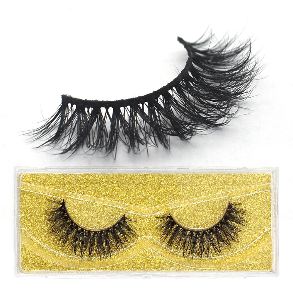 FOXESJI Wimpern 3D Nerz Falsche Wimpern Flauschig Weich Natürlicher Streifen Nerz Wimpern Verlängerung Volumen Fake Wimpern Dicke Wimpern