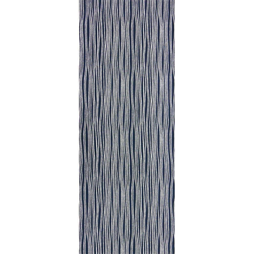 Hamamonyo Tenugui Kołyszący się Granatowy (Drewniany Ręcznik) - Paski,