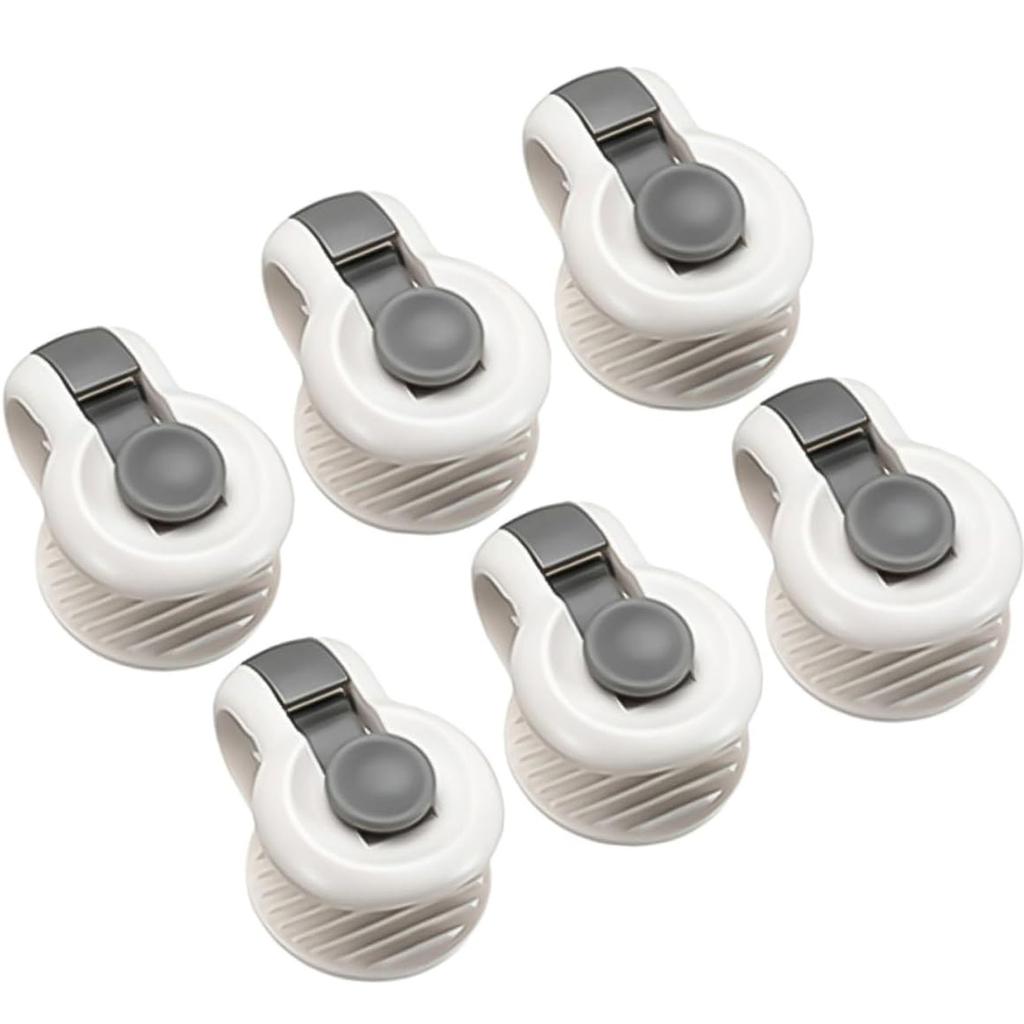 Clipuri de fixare a foilor cu cataramă pentru pilota, 6 buc. Nu deteriorează dispozitivul de fixare a pilotei