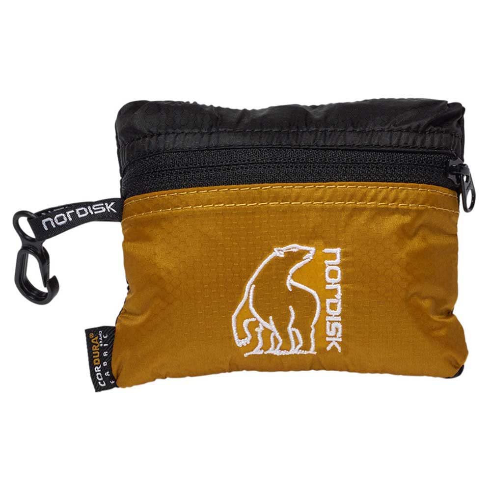 NORDISK Pocketable 133019 Bag, Nibe, 12L, Black/Mustard Yellow,
