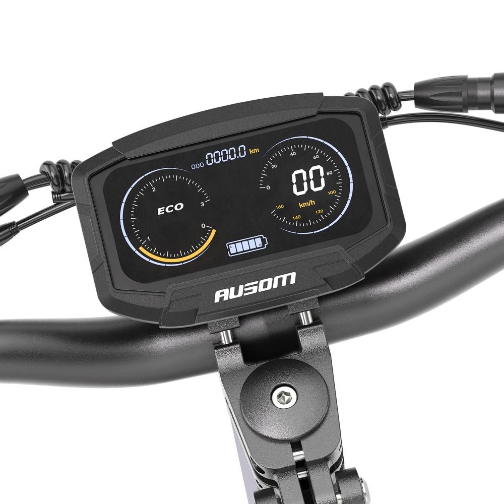Ausom F1 Max Elektroroller, 60V Doppelmotor 1400W×2, 20 km/h Höchstgeschwindigkeit, 100 km Maximale Reichweite, Hydraulische Scheibenbremsen, 150 kg Tragfähigkeit