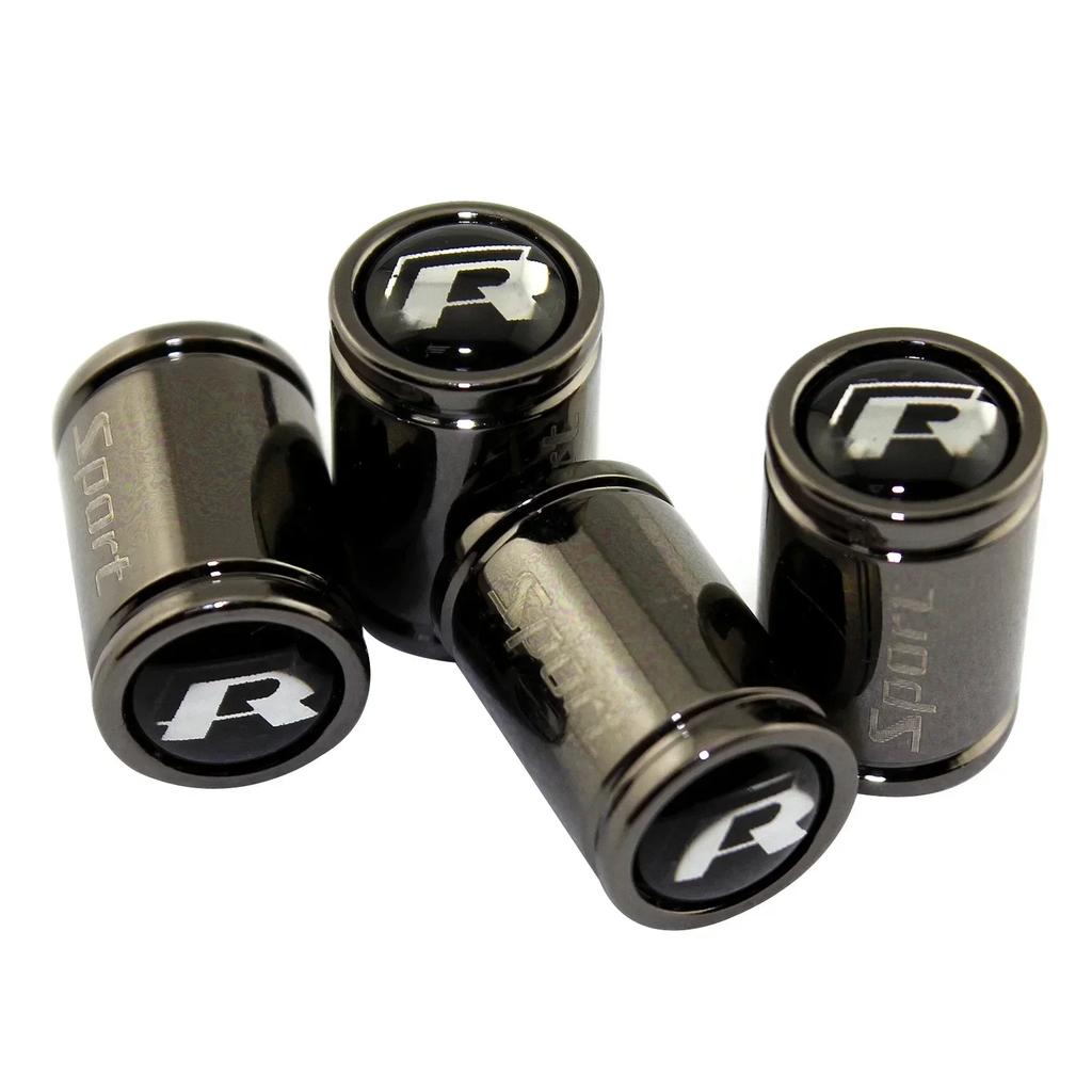 2026 New For VOLKSWAGEN VW 4PCS Car Wheel Tire Valves Tyre Stem Air Caps for Volkswagen Touran Polo Tiguan Passat GTI R Line Gol