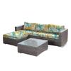 Patio Waterproof Printing Sofa Seat Furniture Protector Slipcover Stretch Sofa Cushion Cover with Elastic Bottom for Living Room
