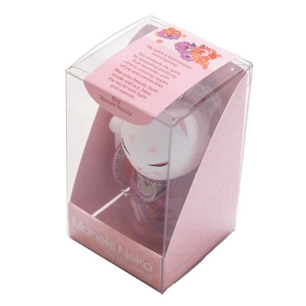 [kimmidoll] Manekineko Keychain Figure, Maneki-neko, Lucky Charm, Good Luck, Financial Fortune, Business Prosperity, Kimono, Japanese Style (EMI)