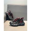 Nueva suela de zapato de primavera suela gruesa pulida zapatos deportivos viejos calientes papá cl