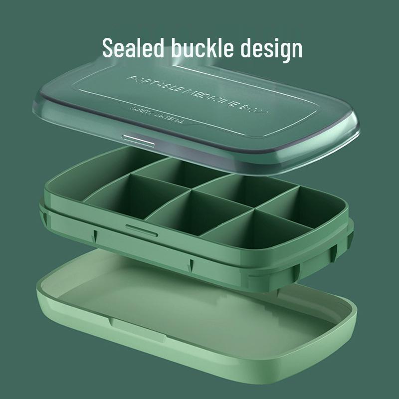 Portable 7-Compartment Moisture-Proof Weekly Pill Organizer and Travel Medicine Dispenser