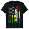 Juneteenth American Flag Retro T-shirt