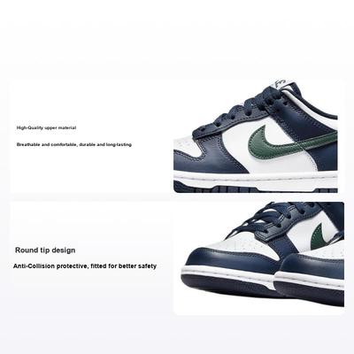 Zapatillas Dunk Low GS Obsidiana Verde Vintage para Niños Azul Blanco HF5177-400