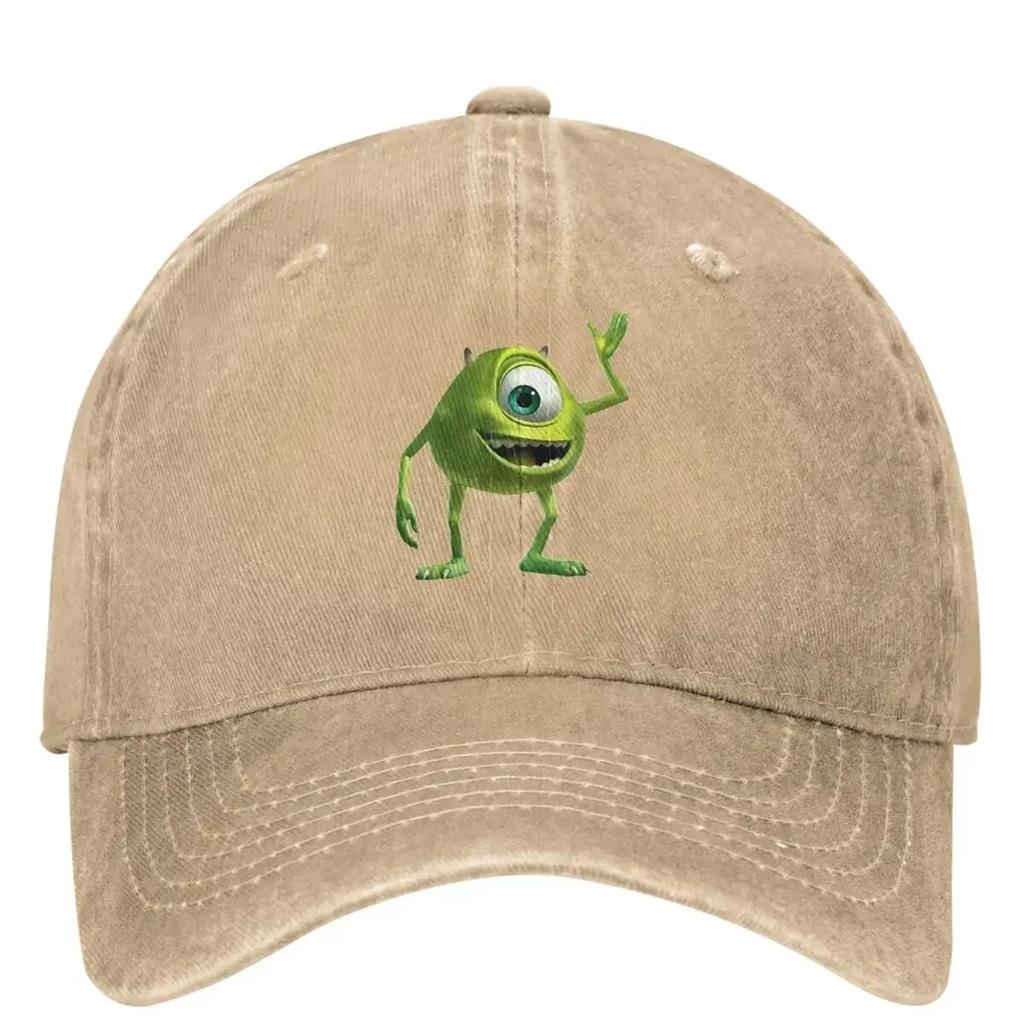 Mike Wazowski Monsters University Baseball Cap Outdoor Sport Yk Retro Hip Hop Hats Unisex Teens Fashion Sun Visors Baseball Cap