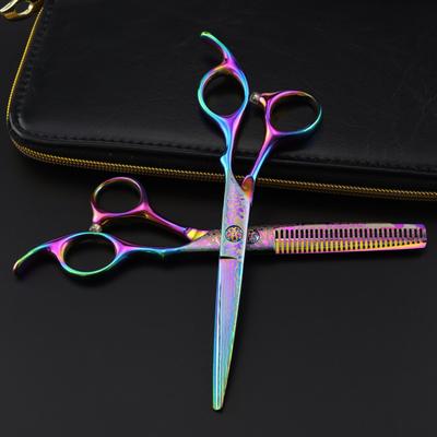 6.0 Inch Color, Hair Scissors, Hair Scissors, Tooth Scissors, Bangs Scissors, Tooth Scissors, Thin