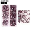 6-Grid Nail Art Diamond Box Ss6-Ss20 Large-Capacity Flat-Bottomed Rhinestone Set Diy Nail Jewelry Sticker Drill 1560 Pcs