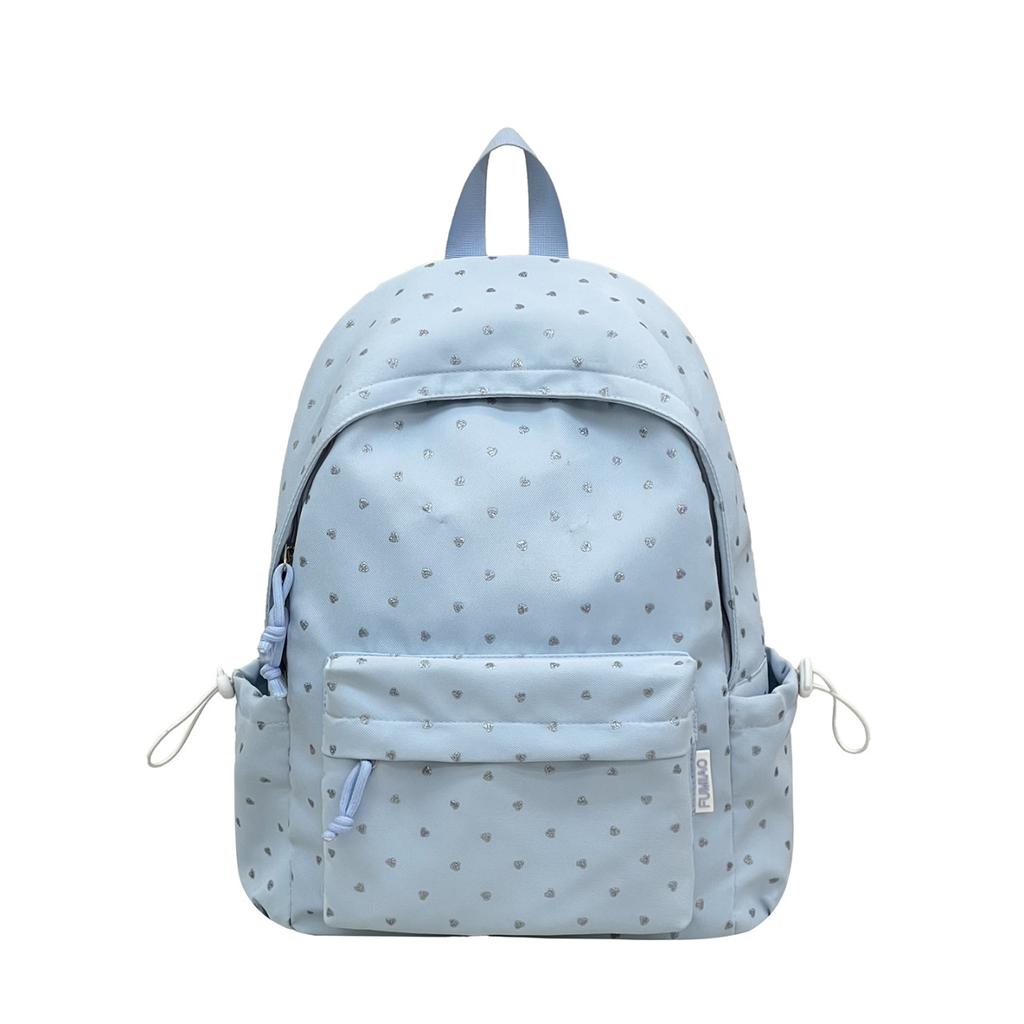 Schoolbag Korean version polka dot cute angel wings girl heart sweet little backpack Mori small fresh junior high school girls backpack