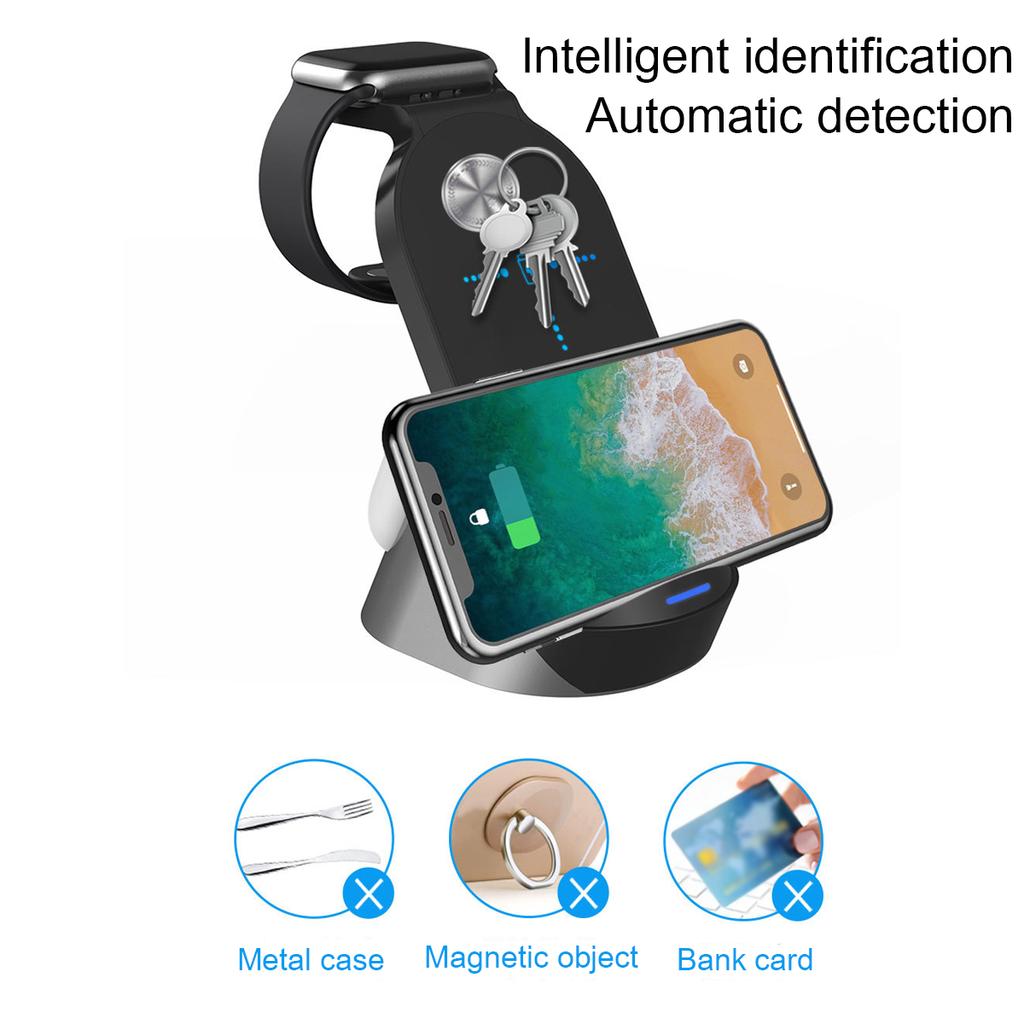 Buy [ Automatic Poweroff ] Newest Vertical 15W 3IN1 Wireless Phone