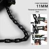 Weighted Fitness Belt with Lumbar Support for Pull-Ups, Squats, and Double Bar Exercises Featuring Iron Chain.