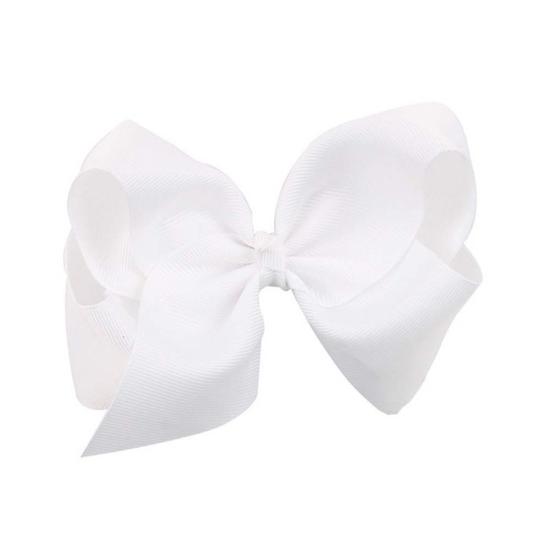 Lovely Baby Toddler Girl Little Princess Big Bow Grosgrain Ribbon Hair Clip Gift