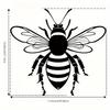 Metal Wall Art Bee, Iron Outdoor Sculpture, Garden Balcony Living Room Indoor Home Decor