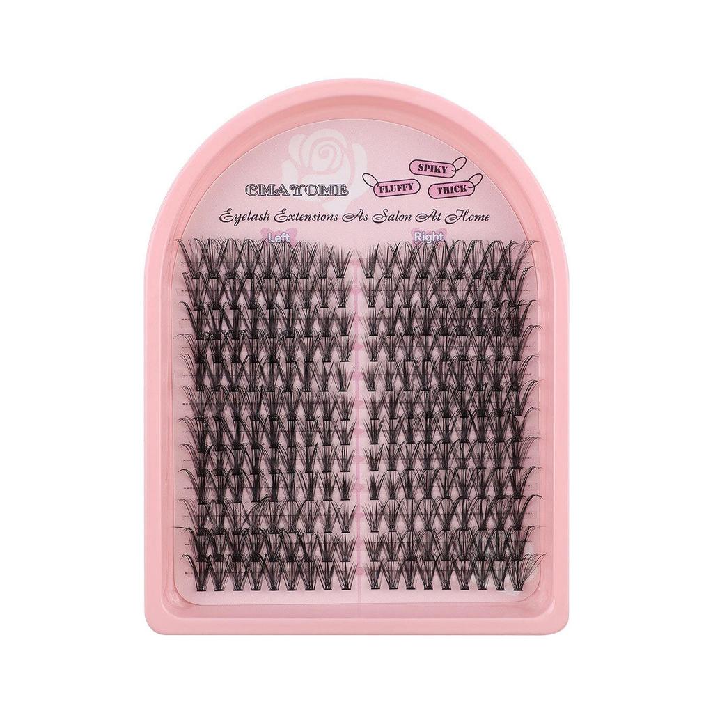 Hot-Selling 540 Cluster DIY Flower Lashes: Natural Thick D Curl Mixed Pack