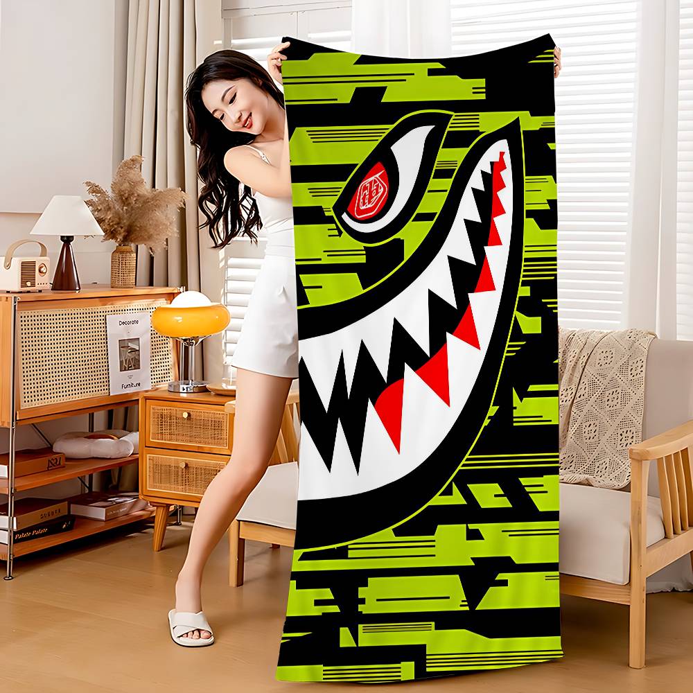T-Troy L-LeeS Designs Microfiber Blanket Quick Drying Beach Towels Oversized Printing Super Absorbent Pool Towel Blanket