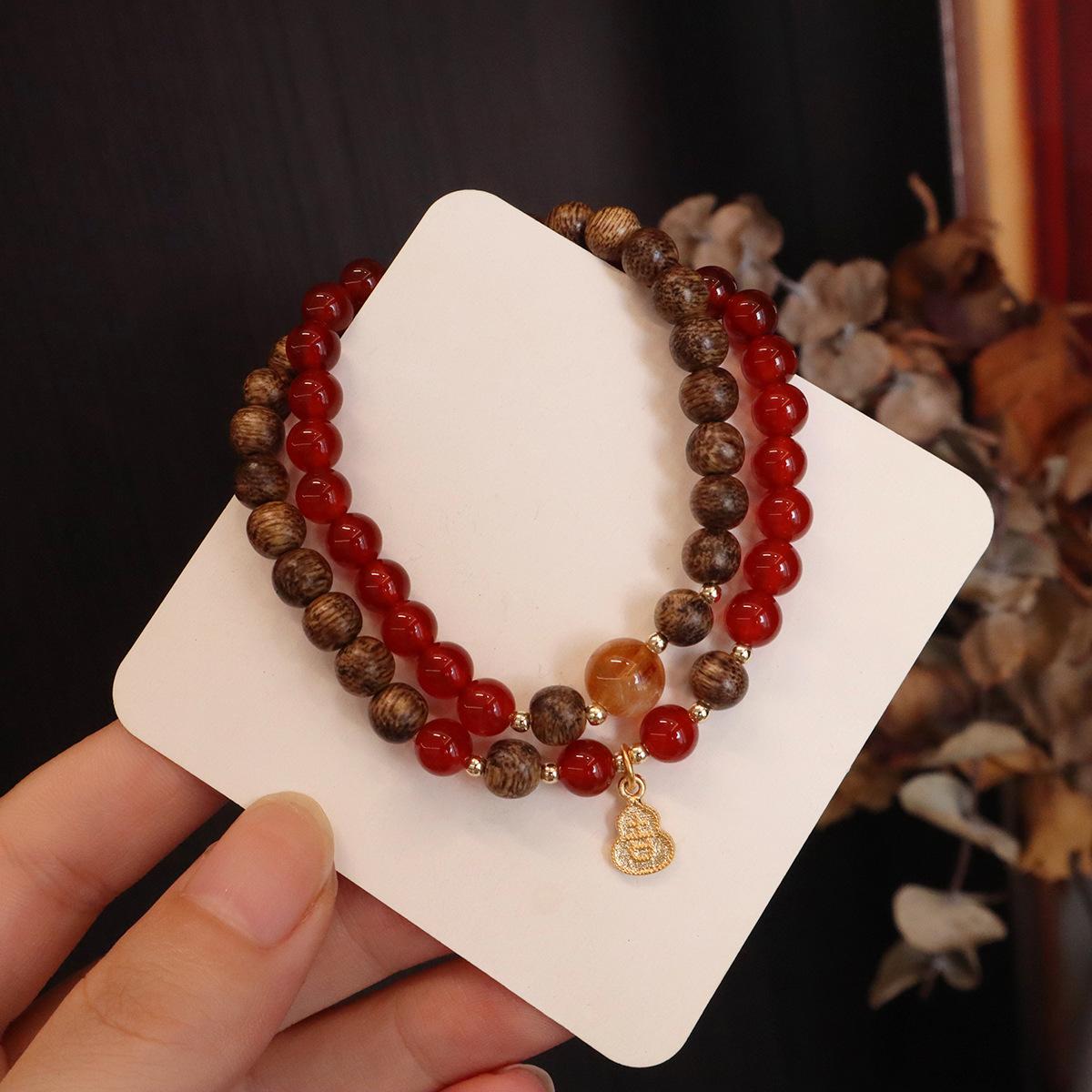 

Natural agate braceletfashion women daily jewelry gift