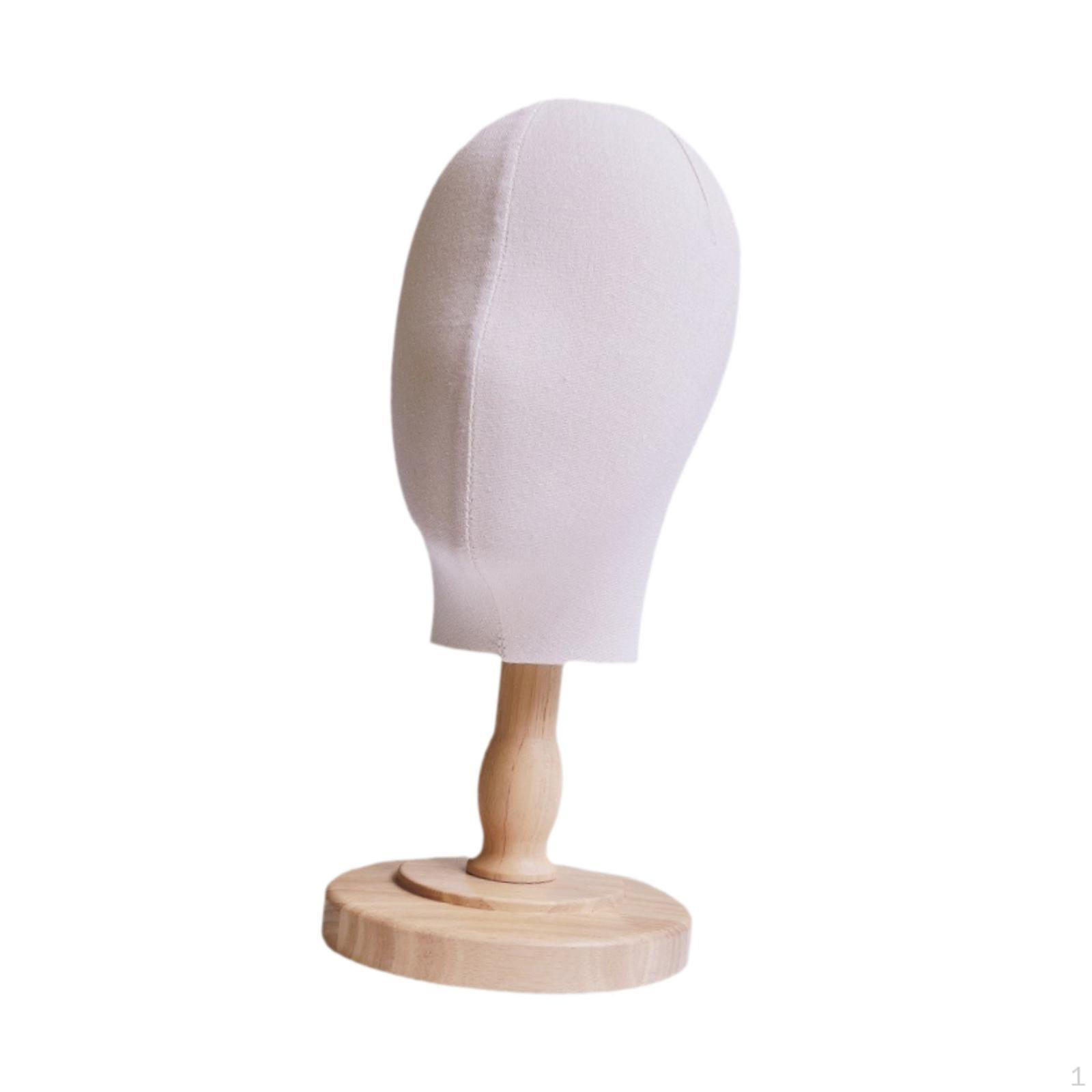 

Hat Head Display Manikin Wig Hair Accessories Glasses with Base Caps Storage Rack for low base