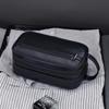 Double-Layer Toiletry Bag for Women Men PU Leather Travel Wash Organizer Dopp Kit Water-resistant Shaving Cosmetic Bag Strorage