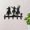 Metal Cowboy Hat Wall Hook Rack Western Decor Bar Hanging Storage Organizer