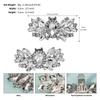 1 Pair Fashion Shiny Shoes Clips Rhinestone Removable Shoes Decorations Clip Shoes Flower Charm Buckle Women Shoes