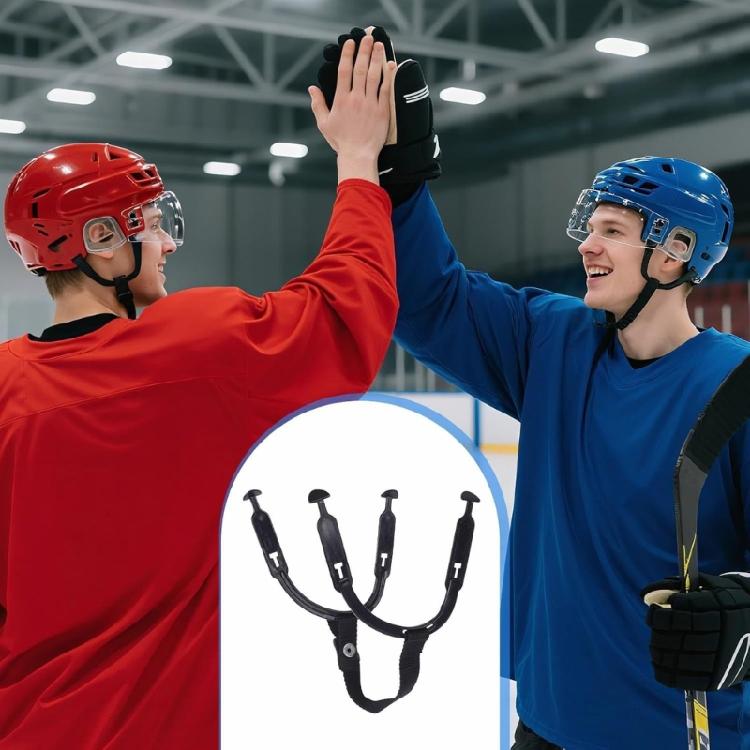 Detachable Universal Ice Hockey Chin Strap Quick Release Hockey Helmet Chin Strap Adjustable Sports Strap Enduring